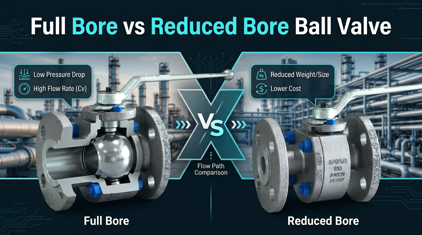 Full Bore vs Reduced Bore Ball Valve: Key Differences for Industrial Applications